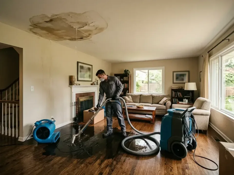 attic-pipe-burst-ceiling-drip-008 — frequently asked questions, Water Damage Restoration & Carpet Care in White City, OR
